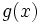 g(x)\,