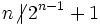 n\not|\,2^{n-1}+1