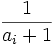 \frac1{a_i+1}