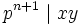 p^{n+1}\mid xy